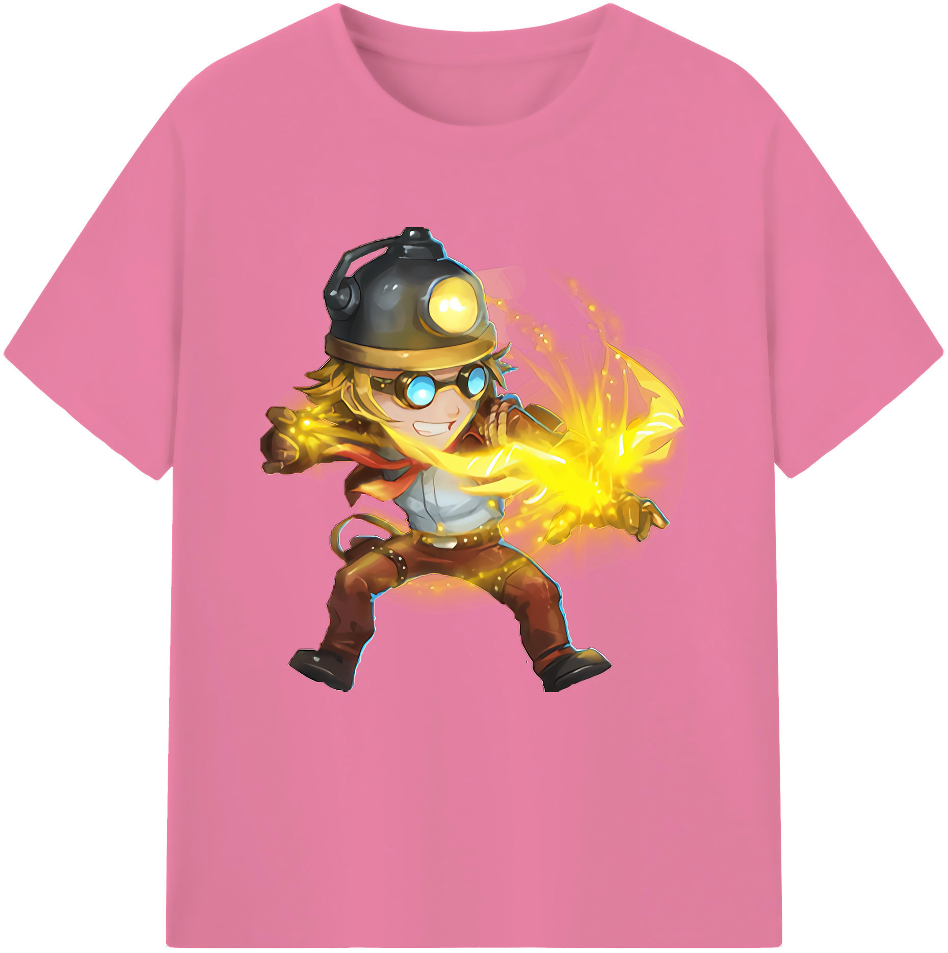 リーグ・オブ・レジェンド League of Legends LOL 綿100％半袖Tシャツ（フロントプリント）